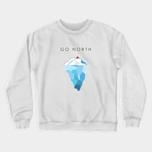 Go North (light) Crewneck Sweatshirt